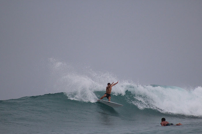 This is one of the most consistent “wave rights” of the Mentawai area