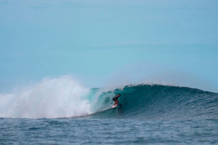 One of the best waves in Mentawai